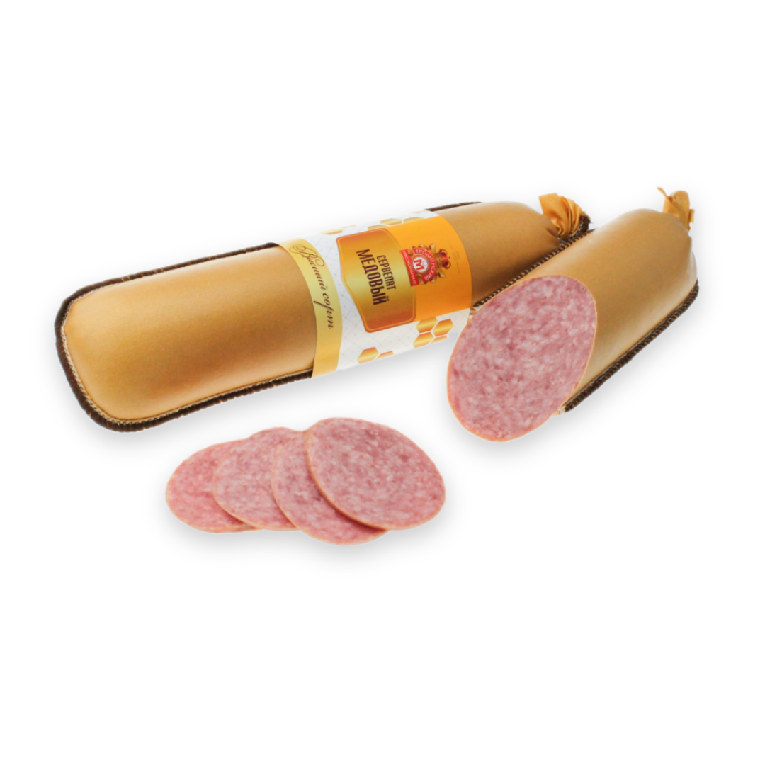 КОЛБАСА САЛЯМИ  СЕРВЕЛАТ МЕДОВЫЙ