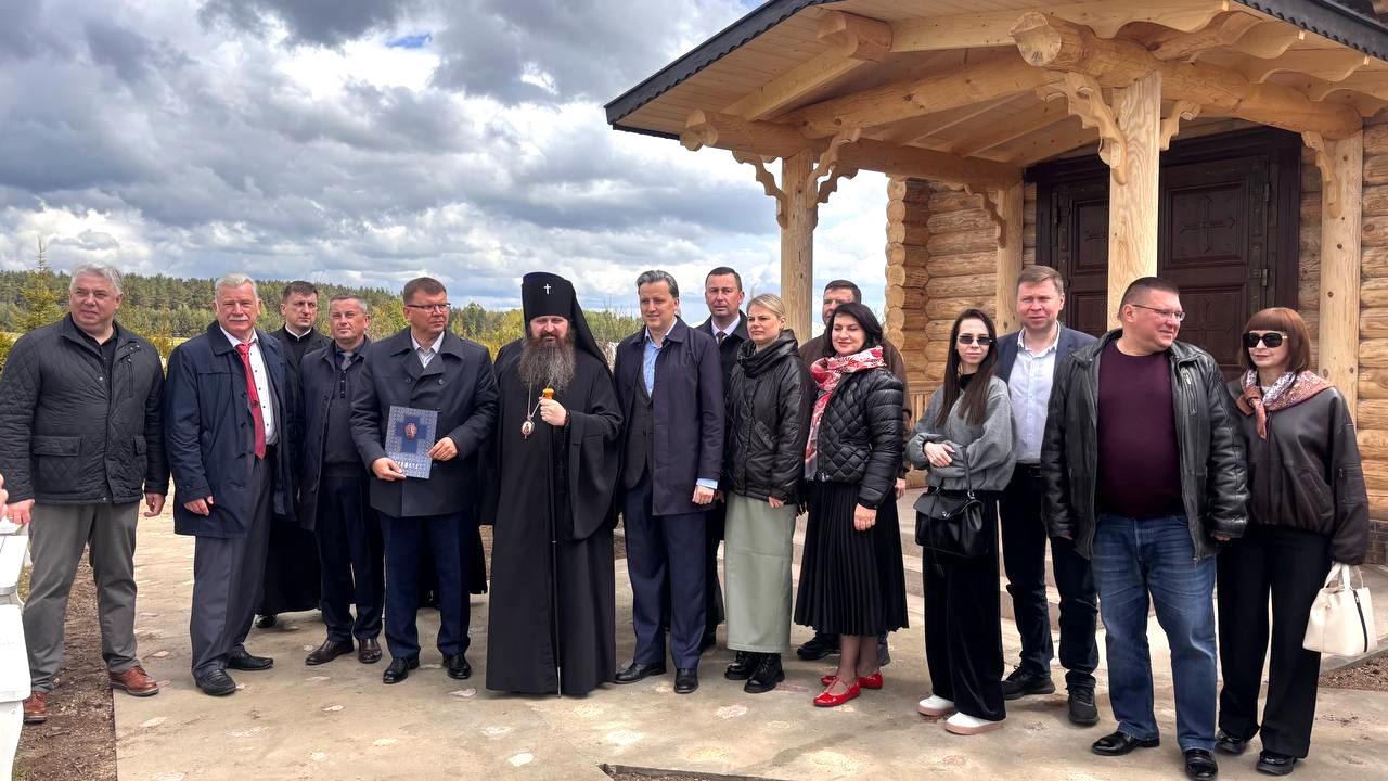 Освещение храма-часовни в АТК «Гарадзенскi маентак «Каробчыцы»